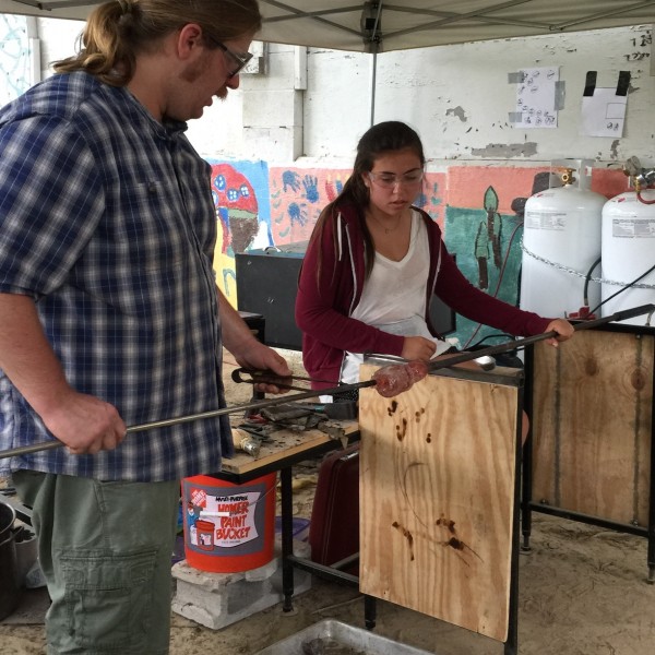 Glass Blowing Demonstrations 0400