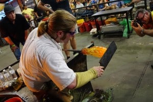 Mobile Glassblowing workshops and performances for events of all types and sizes